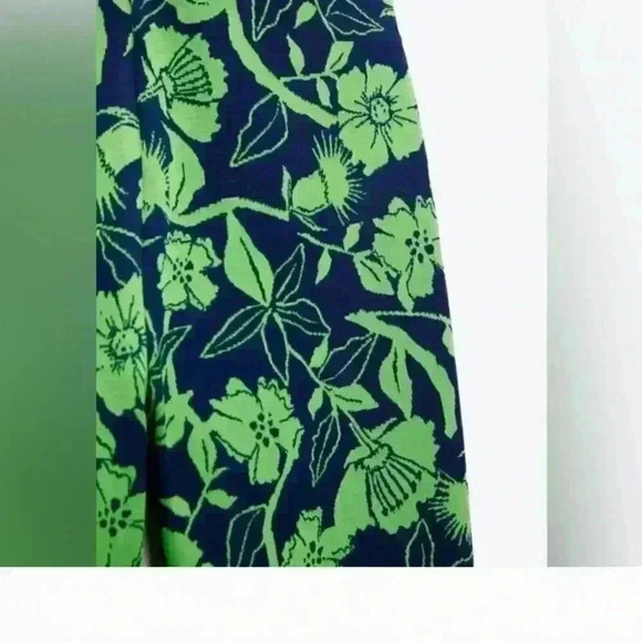 Zara High Waisted Jacquard Wide leg Pants - Picture 5 of 11